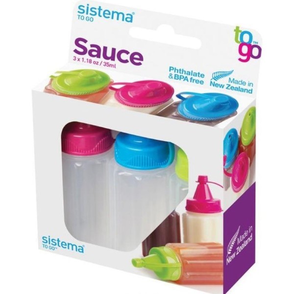 SISTEMA TO GO SAUCE 35ML 3PCS