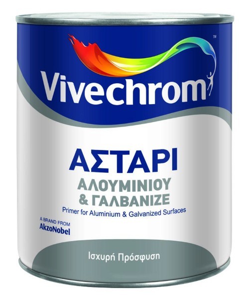 VIVECHROM ALUMINIUM &amp; GALVANIZE SPECIAL PRIMER FOR NON FERROUS METALS 750ML