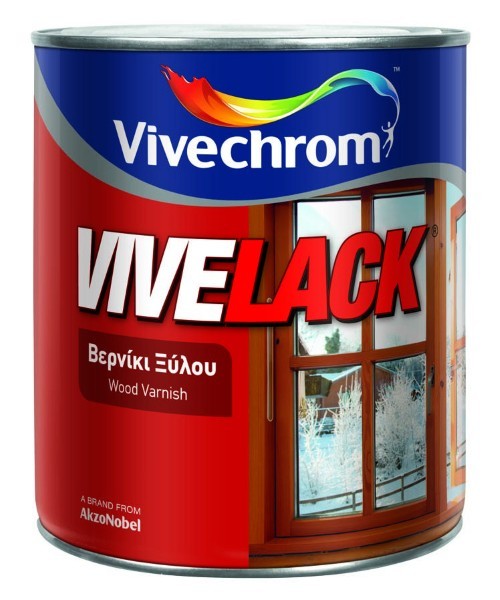 VIVECHROM TEAK GLOSS VIVELACK DECORATIVE &amp; PROTECTIVE WOOD VARNISH 750ML