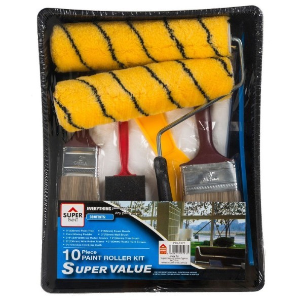 SUPER PAINTING ROLLER KIT 10PCS