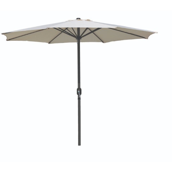MARKET ALUMINIUM UMBRELLA 4M NATURAL