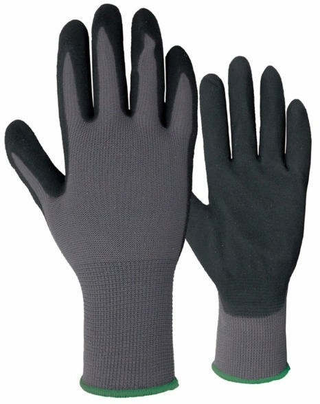 ELTECH NITRILE GLOVES 9 BLACK