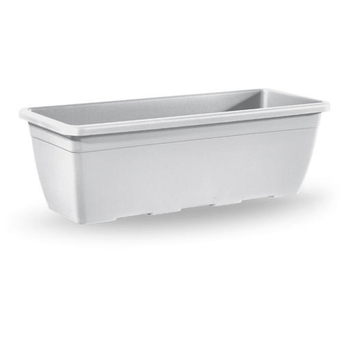 VECA PLASTIC POT RECTANGULAR 30X14.6X12CM WHITE