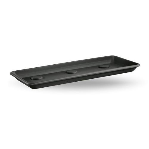 VECA PLASTIC PLATE RECTANGULAR 80X40CM ANTHRACITE