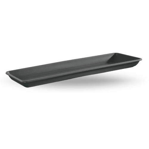 VECA PLASTIC PLATE RECTANGULAR 30X14CM ANTHRACITE