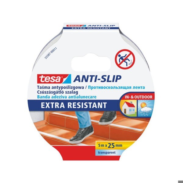 TESA ANTISLIP TAPE 5MX25MM TRN