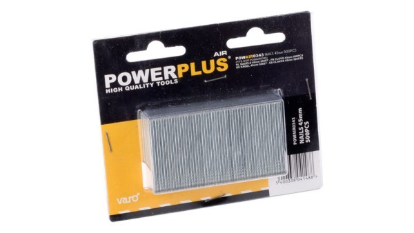 POWERPLUS POWAIR0343 NAILS 45MM-500 PCS