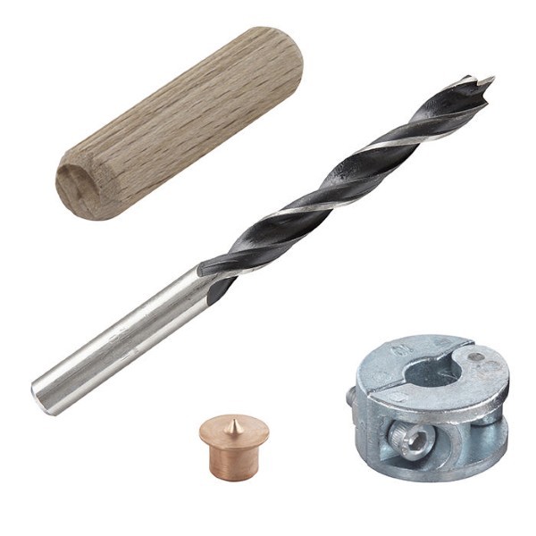 WOLFCRAFT 1 DOWEL KIT Ø10MM