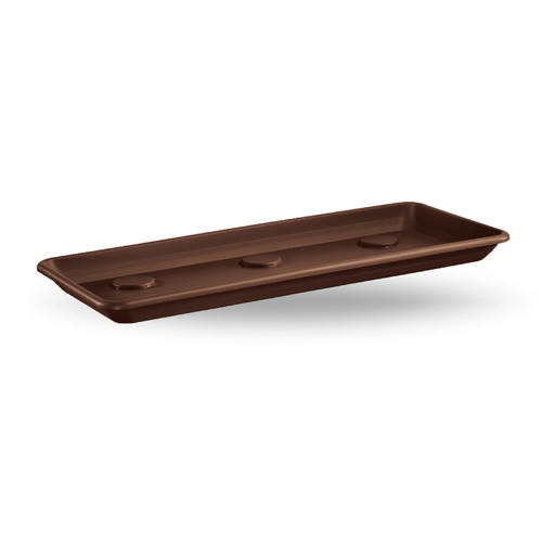 VECA PLASTIC PLATE RECTANGULAR 50X25CM BRONZE
