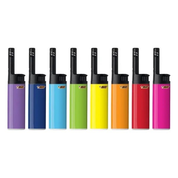 BIC EZ REACH MINI LIGHTER 8 ASSORTED COLORS