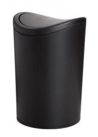 TATAY SWING LID BIN 6L BLACK