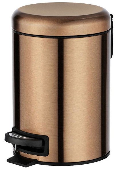 WENKO PEDAL BIN LEMAN 3L METALLIC COPPER