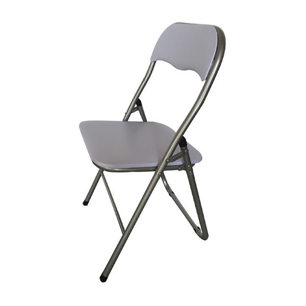 MONICA STEEL FOLDING CHAIR - WHITE