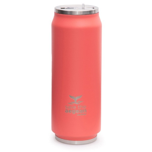 ESTIA 01-9878 TRAVEL MUG SAVE THE AEGEAN 500ML FUSION CORAL