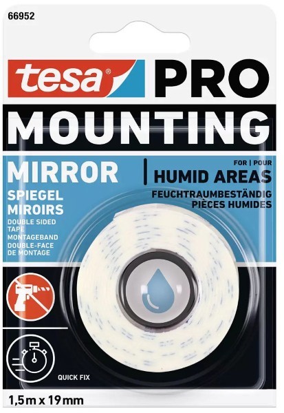 TESA PRO DOUBLE-FACE TAPE MIRROR 1.5Mx19mm