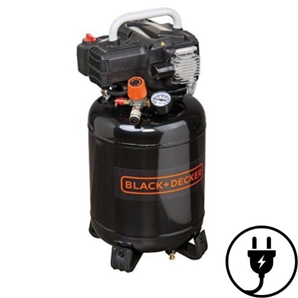 BLACK &amp; DECKER BD195/24V-NK OILLESS AIR COMPRESSOR 1,5HP 24L 10BAR