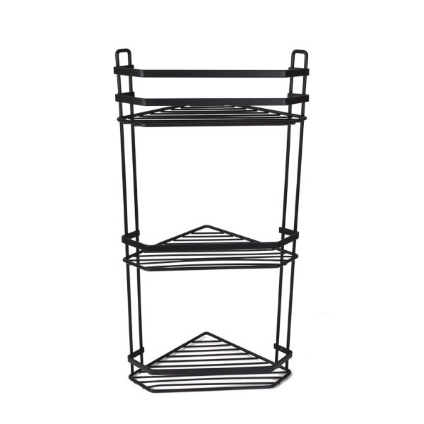 SHOWER CORNER RACK' 3T BLACK