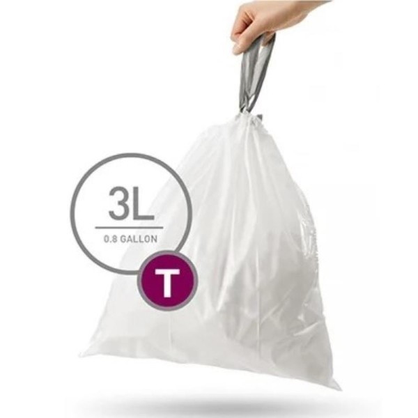 SIMPLEHUMAN BIN BAG LINER T 3L 40PCS