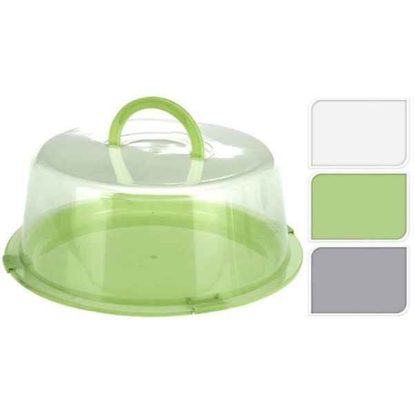 CAKE HOLDER ROUND - ASSORTED COLORS