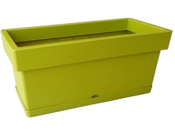 VIOMES LINEA JARDINIERA 48X18X17CM 9LTR YELLOW-GREEN