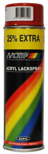 MOTIP SPRAY GLOSS RED 500ML