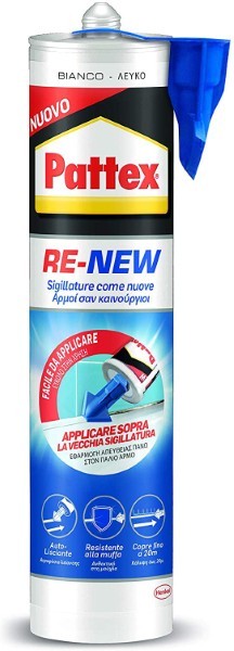 PATTEX RE-NEW SILICONE SEALANT WHITE 280ML