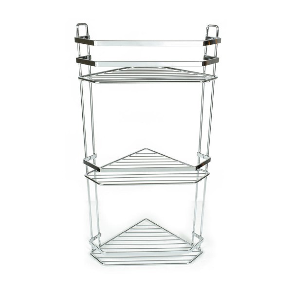 SHOWER CORNER RACK' 3T S/S