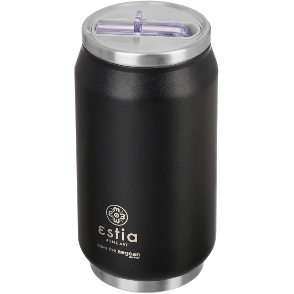ESTIA 01-16739 TRAVEL CUP SAVE THE AEGEAN 300ML MIDNIGHT BLACK