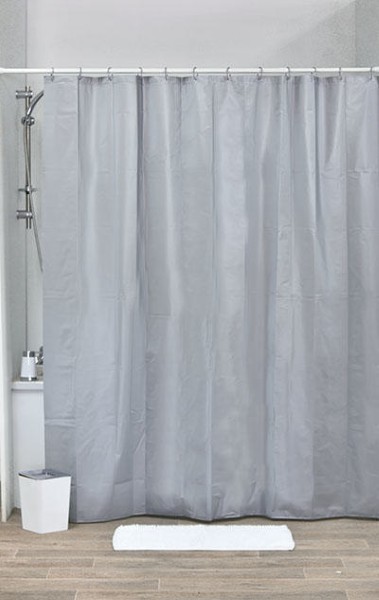 TENDA EVA LASER SHOWER CURTAIN 180X200CM - SILVER