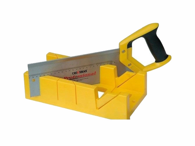 CROWNMAN SET MITRE BOX &amp; SAW
