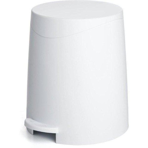TATAY MILAN BATHROOM PEDAL BIN 3L - WHITE