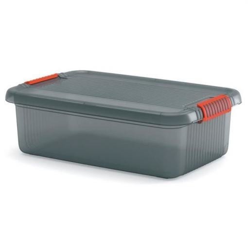 KIS K-LATCH BOX MEDIUM SIZE 28L GREY /ORANGE