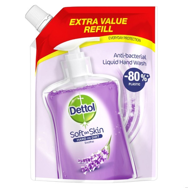 DETTOL ANTI-BACTERIAL LIQUID HANDWASH REFILL LAVENDER 500ML