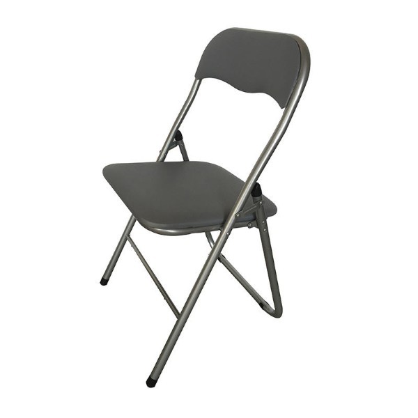 MONICA STEEL FOLDING CHAIR - GREY