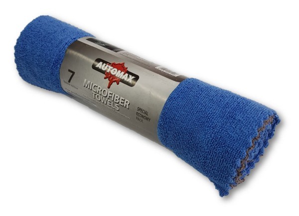 AUTOMAX MICROFIBER TOWLES ECONOMY PACK SET 7PCS 35X35CM