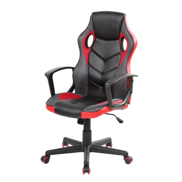 OMEGA OFFICE CHAIR - BLACK/RED