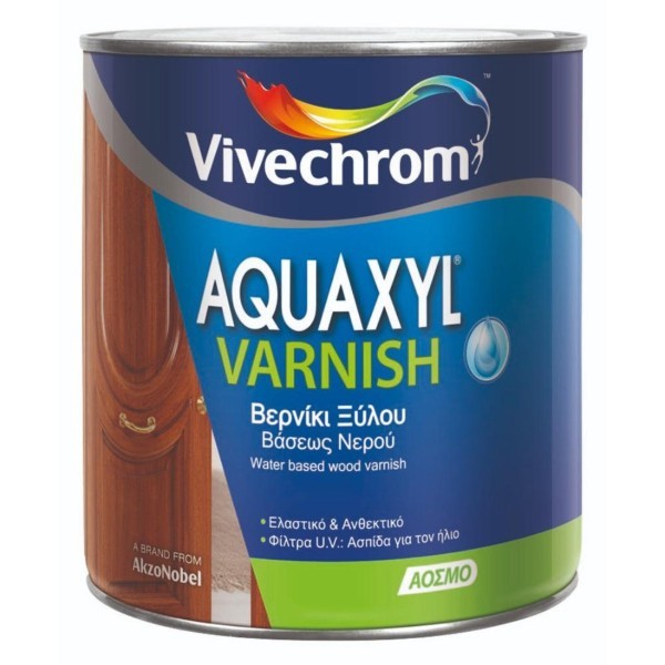 VIVECHROM AQUAXYL VARNISH CLEAR SATIN 750ML