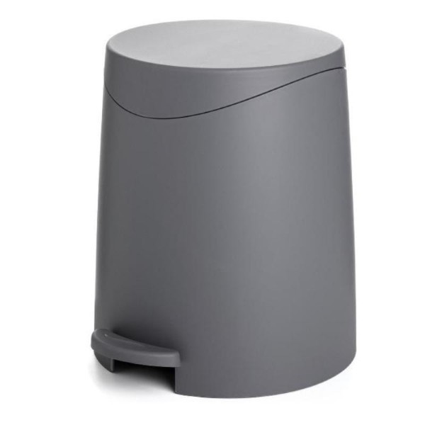 TATAY MILAN BATHROOM PEDAL BIN 3L - GREY