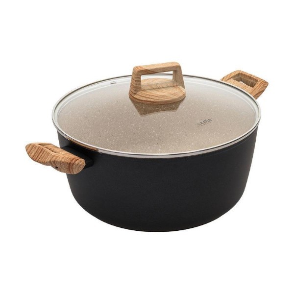 ESTIA EARTH CASSEROLE WITH LID 28CM 6.9L