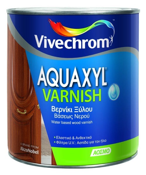 VIVECHROM AQUAXYL VARNISH CLEAR GLOSS AQUA VARNISH 750ML