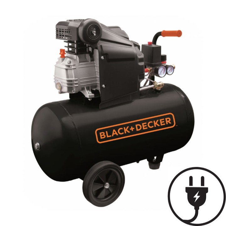BLACK &amp; DECKER BD 205/50 OIL COMPRESSOR 2HP 50L 8BAR