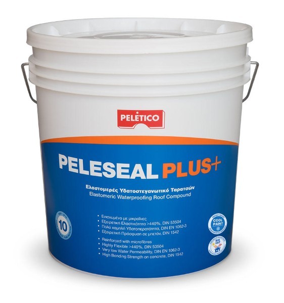 PELESEAL PLUS+ ELASTOMERIC WATERPROOFING ROOF WHITE 1L