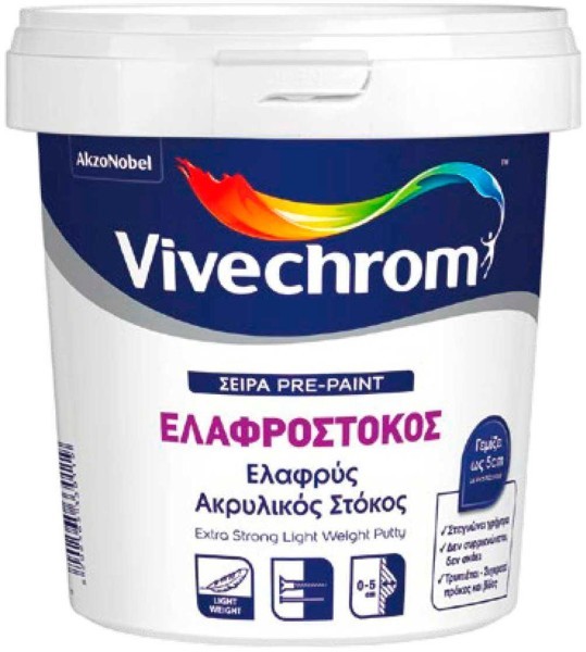 VIVECHROM LIGHT WEIGHT PUTTY 600ML