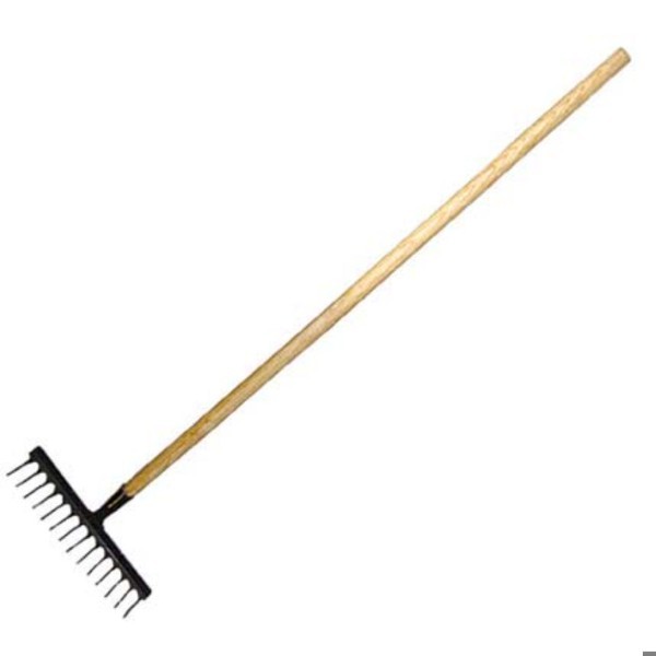 CHAMPION RAKE 14T WOODEN HANDLE