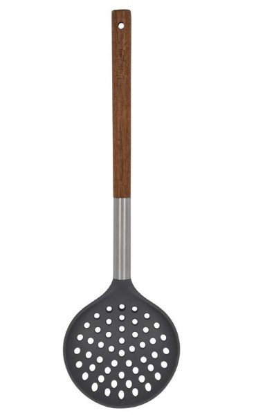 ESTIA STONE SLOTTED SPOON WOODEN