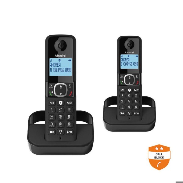 ALCATEL F860 CE DUO TELEPHONE BLACK