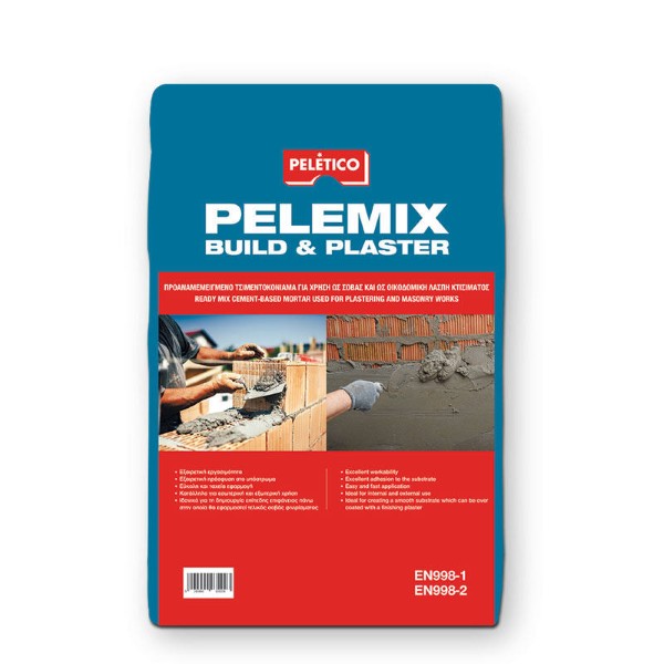 PELEMIX BUILD &amp; PLASTER 25KG