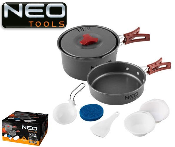 NEO 7 IN 1 CAMPING TRAVEL UTENSILS