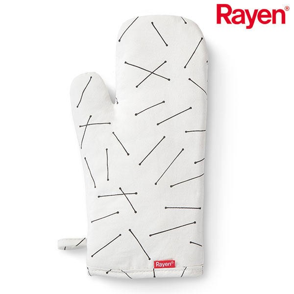 RAYEN INSULATING OVEN GLOVE 33X17X2CM CANVAS EDITION
