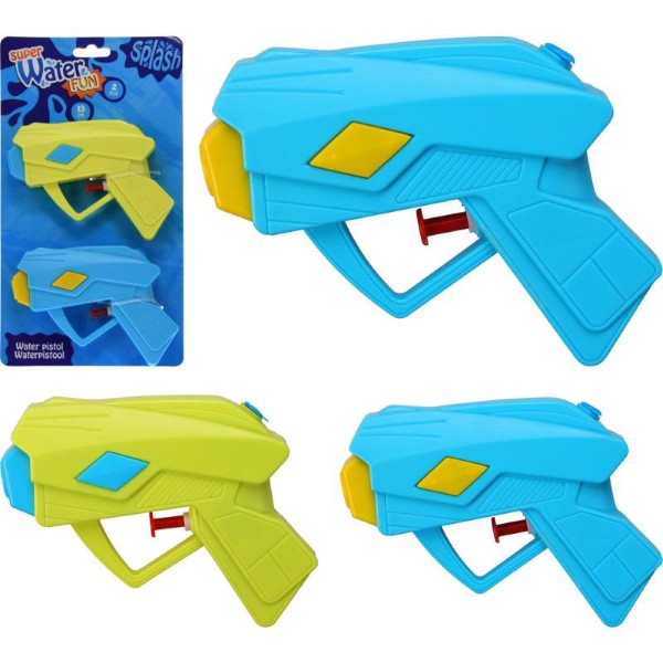 WATERPISTOL 12CM TRIGGER ACTION SET OF 2